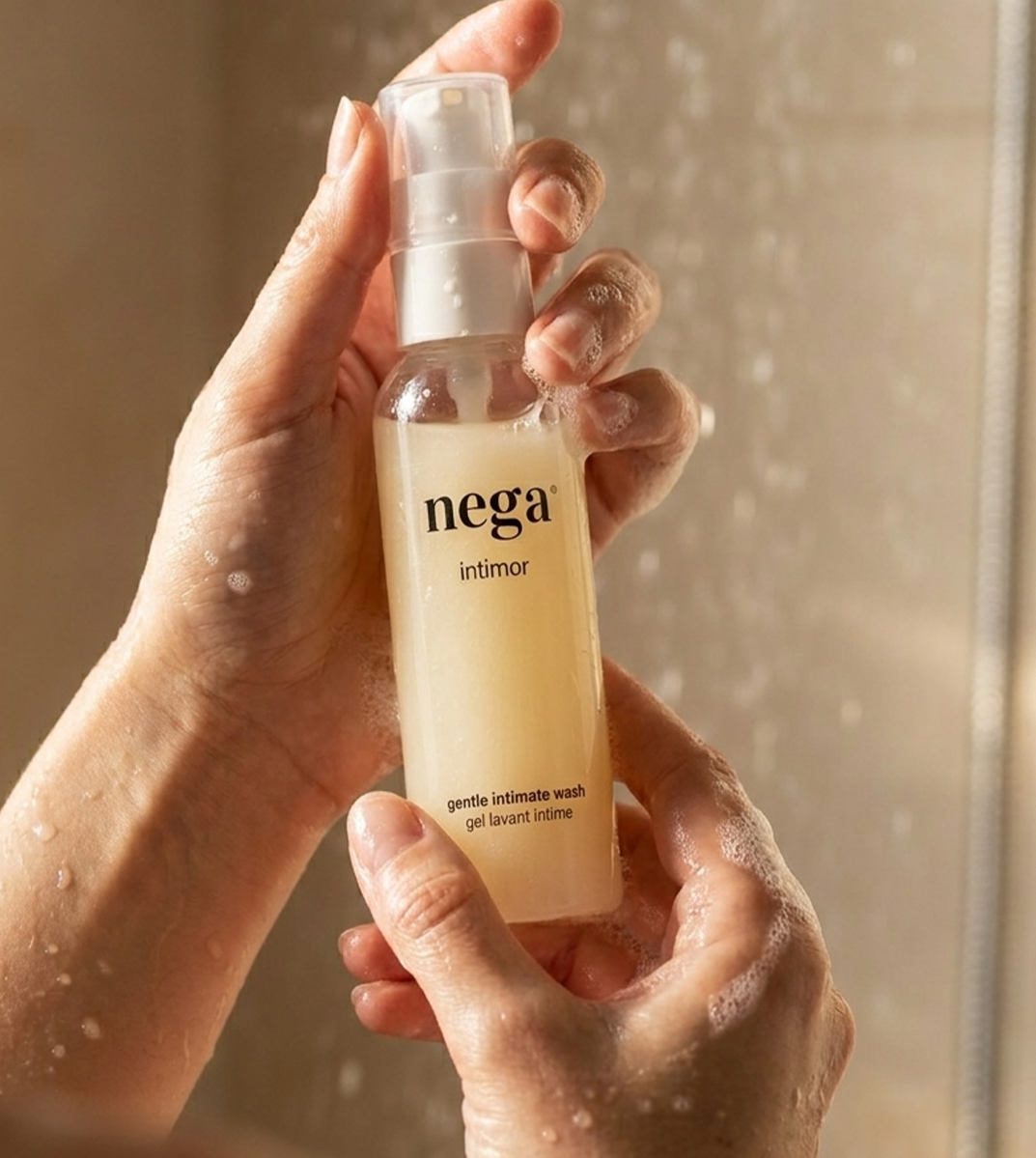 La texture della crema in primo piano