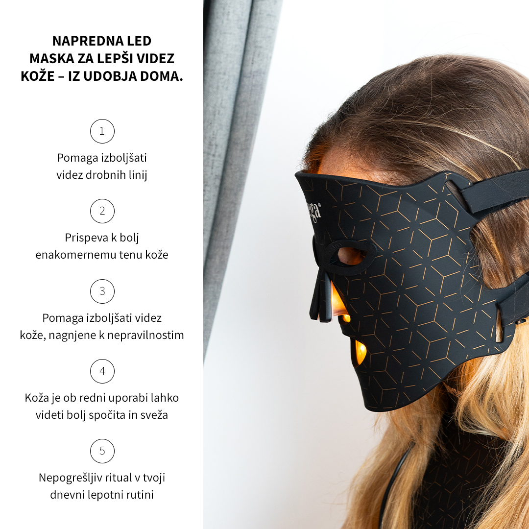 Vantaggi della maschera LED LuxGlow
